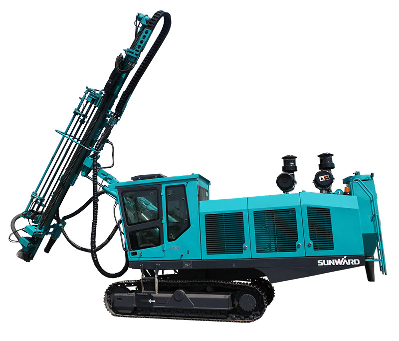 尊龙凯时官网网址智能全液压钻车乐成入选2016年度湖南省百项重点新产品