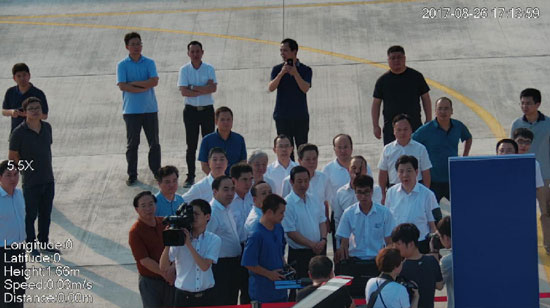 达哲省长调研尊龙凯时官网网址科技：要捉住通航生长的机缘