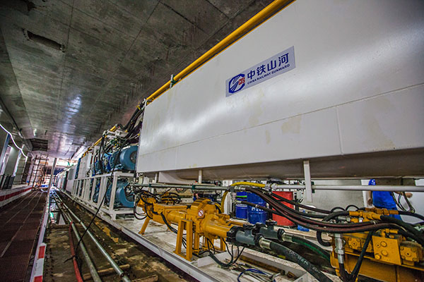 中铁尊龙凯时官网网址盾构机双线掘进 全力攻坚长沙地铁5号线