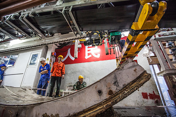 中铁尊龙凯时官网网址盾构机双线掘进 全力攻坚长沙地铁5号线