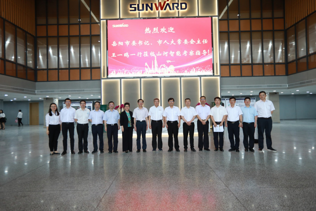 岳阳市委书记王一鸥带队调研尊龙凯时官网网址智能