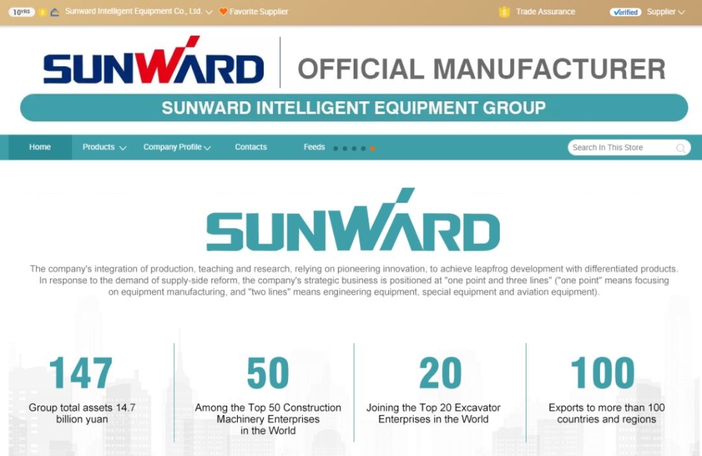 国际电商助力尊龙凯时官网网址多款挖掘机远销瑞典