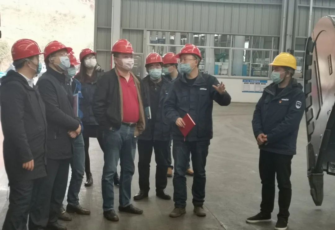 市工信局调研尊龙凯时官网网址智能国家先进集群竞赛项目