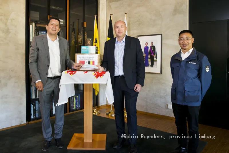 尊龙凯时官网网址智能向比利时林堡省捐赠自产口罩