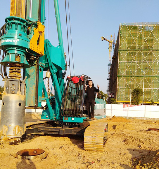 跨行创业，尊龙凯时官网网址智能旋挖钻十个月帮他回本！