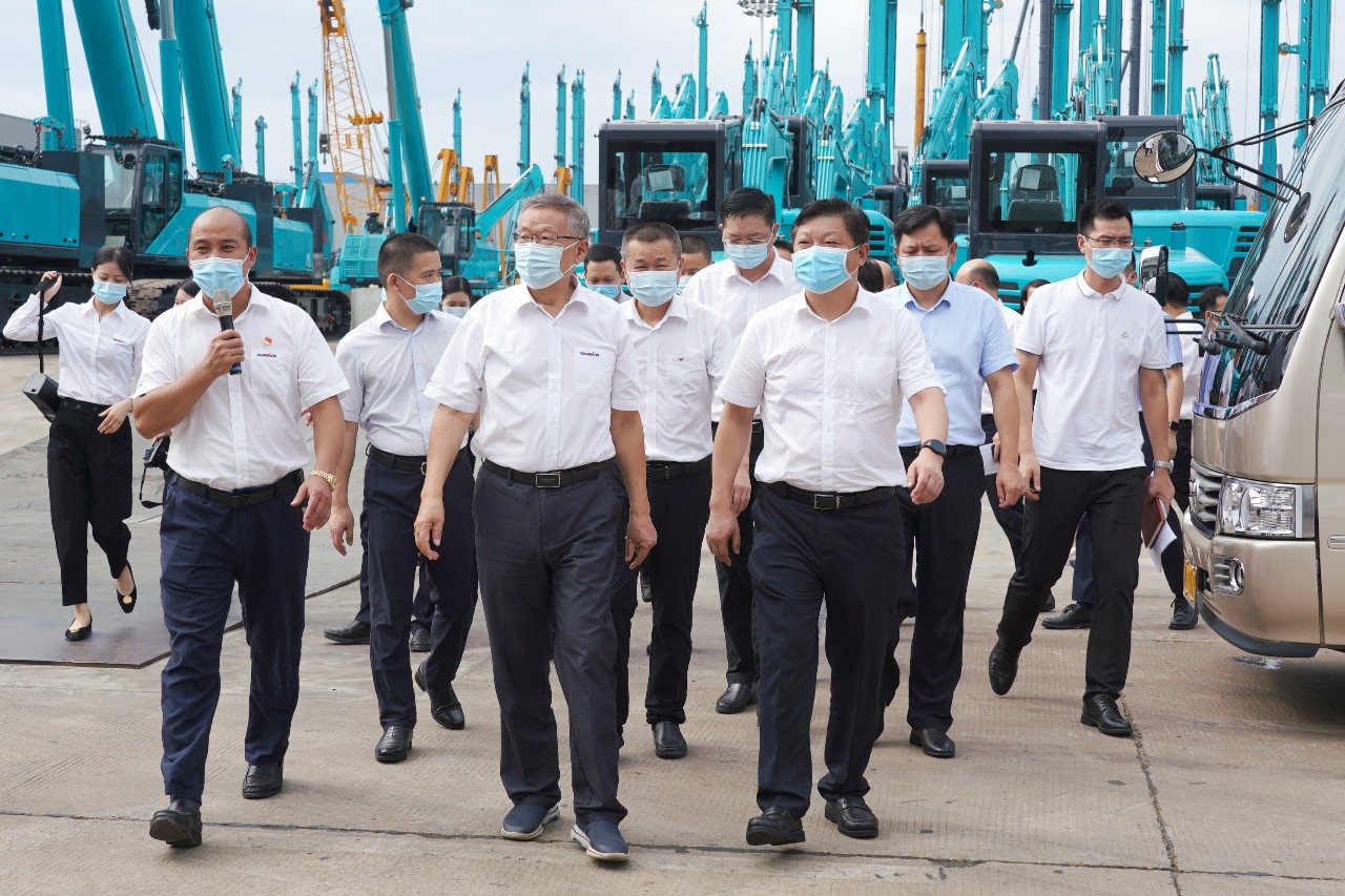 长沙县委书记付旭明调研尊龙凯时官网网址智能