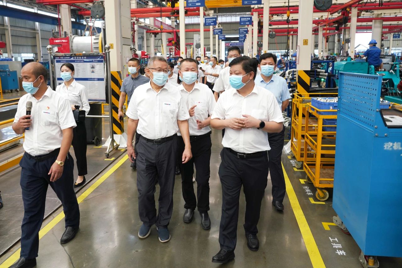 长沙县委书记付旭明调研尊龙凯时官网网址智能