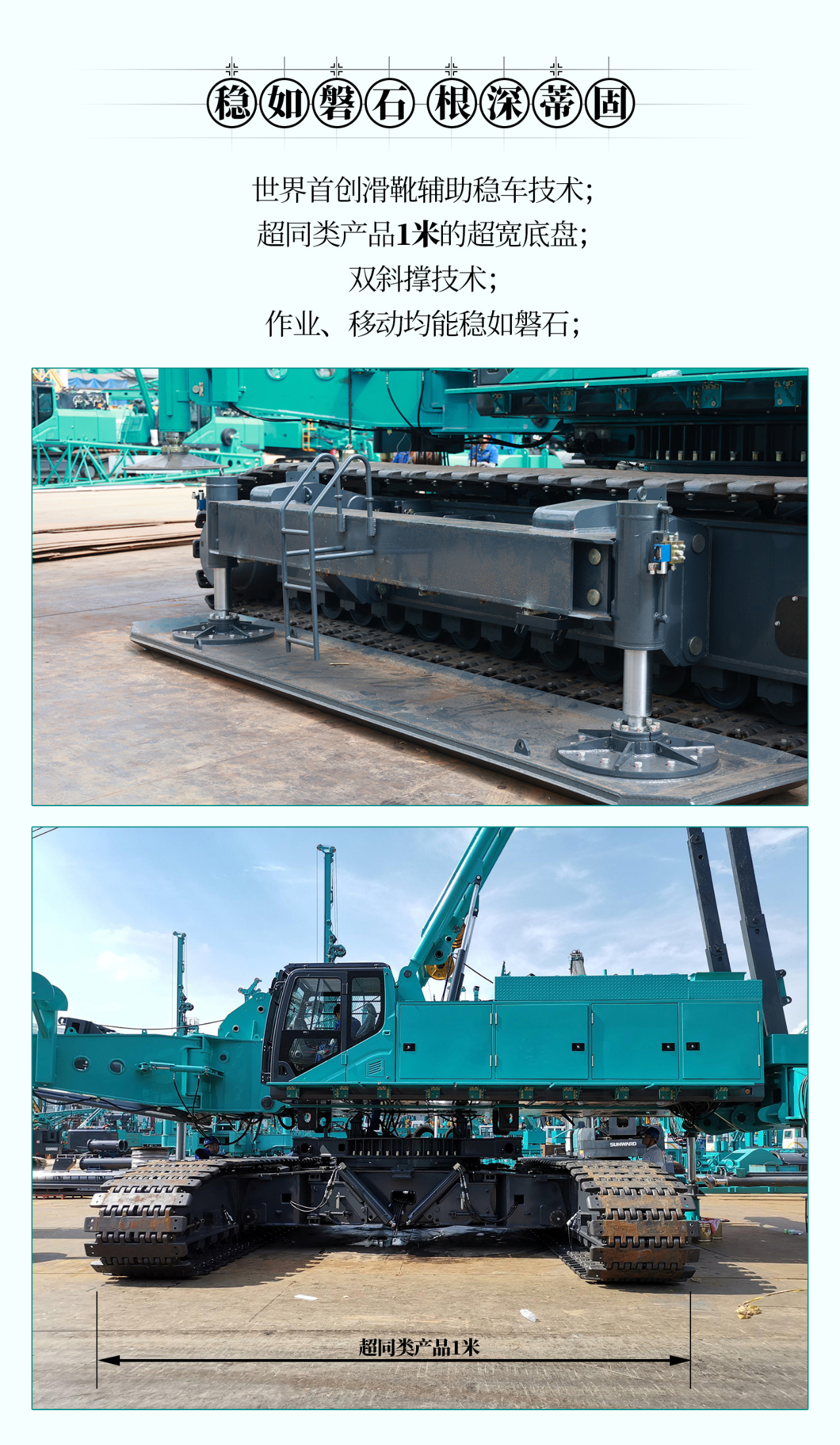 超等上将，⊙∪”操“深”劵 | 图解 SWCH980-260M超等全液压履带桩架