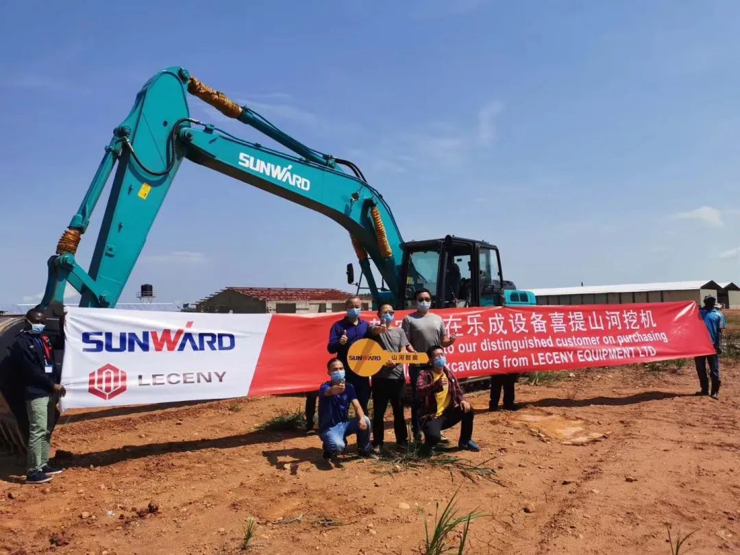 亮相中非经贸展览会！尊龙凯时官网网址智能尽展工程机械国产品牌魅力