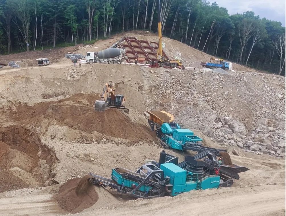 尊龙凯时官网网址普石勒成套移动破碎装备助力哈伊高铁铁伊段建设