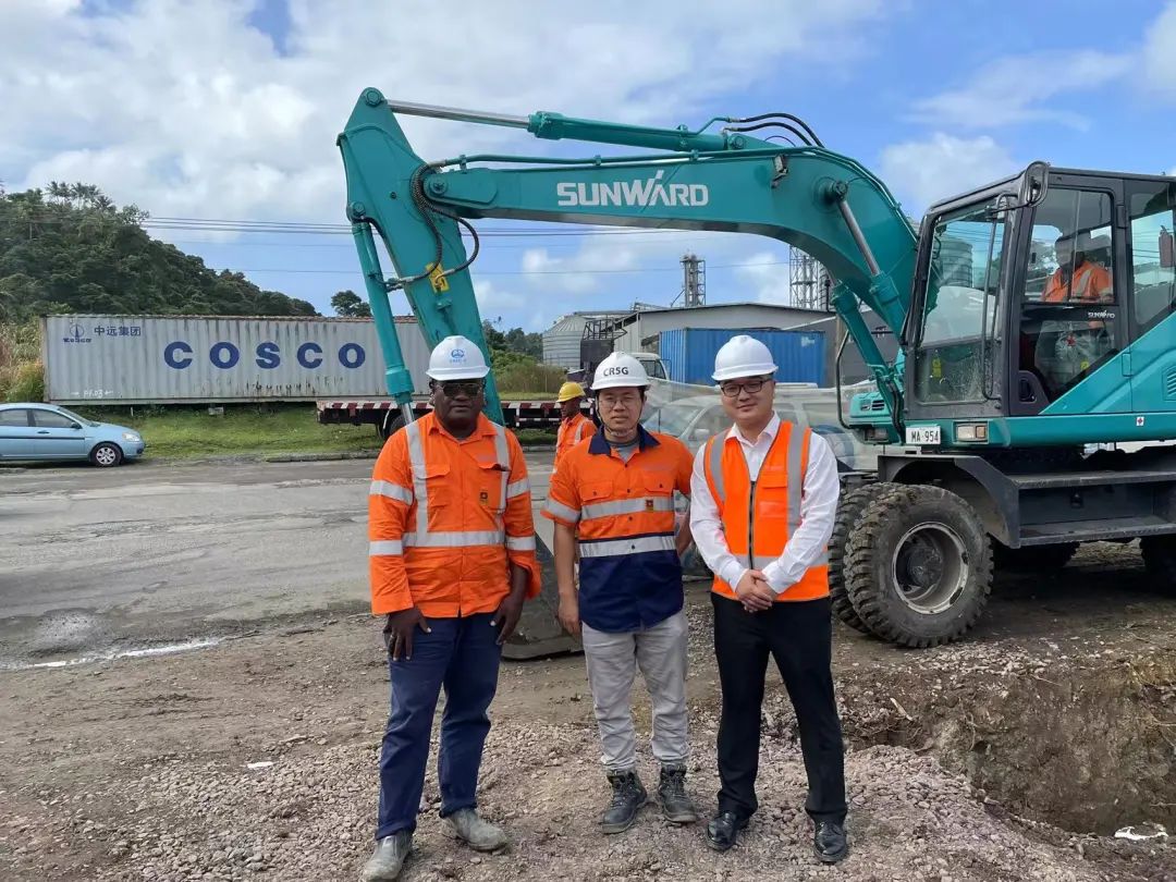 “尊龙凯时官网网址绿”迈向南太平洋岛，尊龙凯时官网网址智能轮挖助力斐济基础设施建设