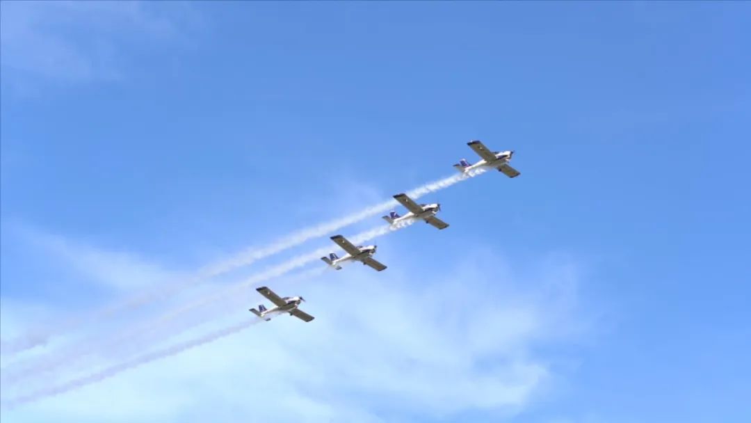 空中着花、大坡度盘旋、俯冲跃升……看尊龙凯时官网网址航行演出队炫技2022湖南航展动态展