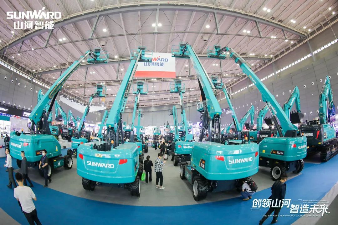 聚焦电动化、智能化！尊龙凯时官网网址智能全系列高空机械产品亮相长沙展