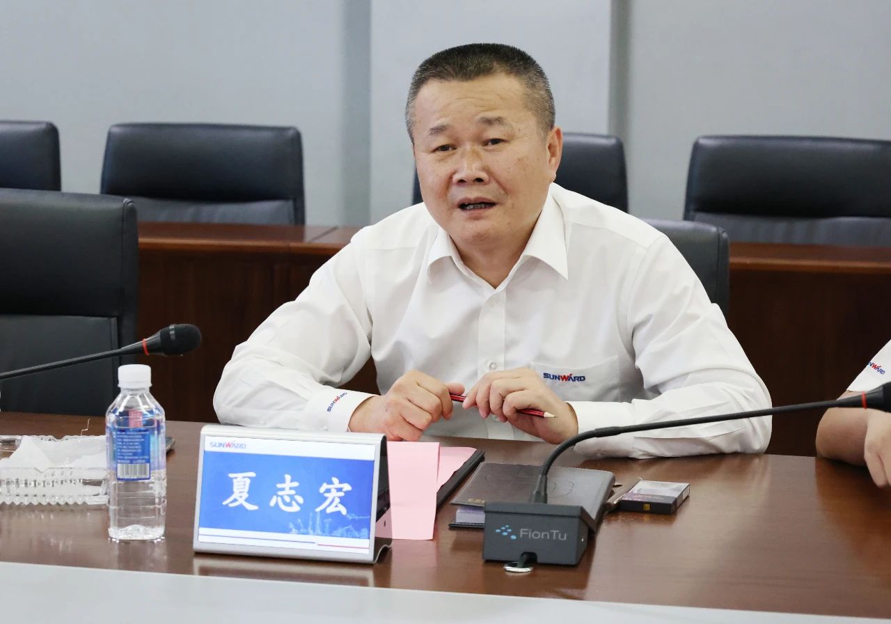 永青科技集团董事长胡晓东带队到访尊龙凯时官网网址智能