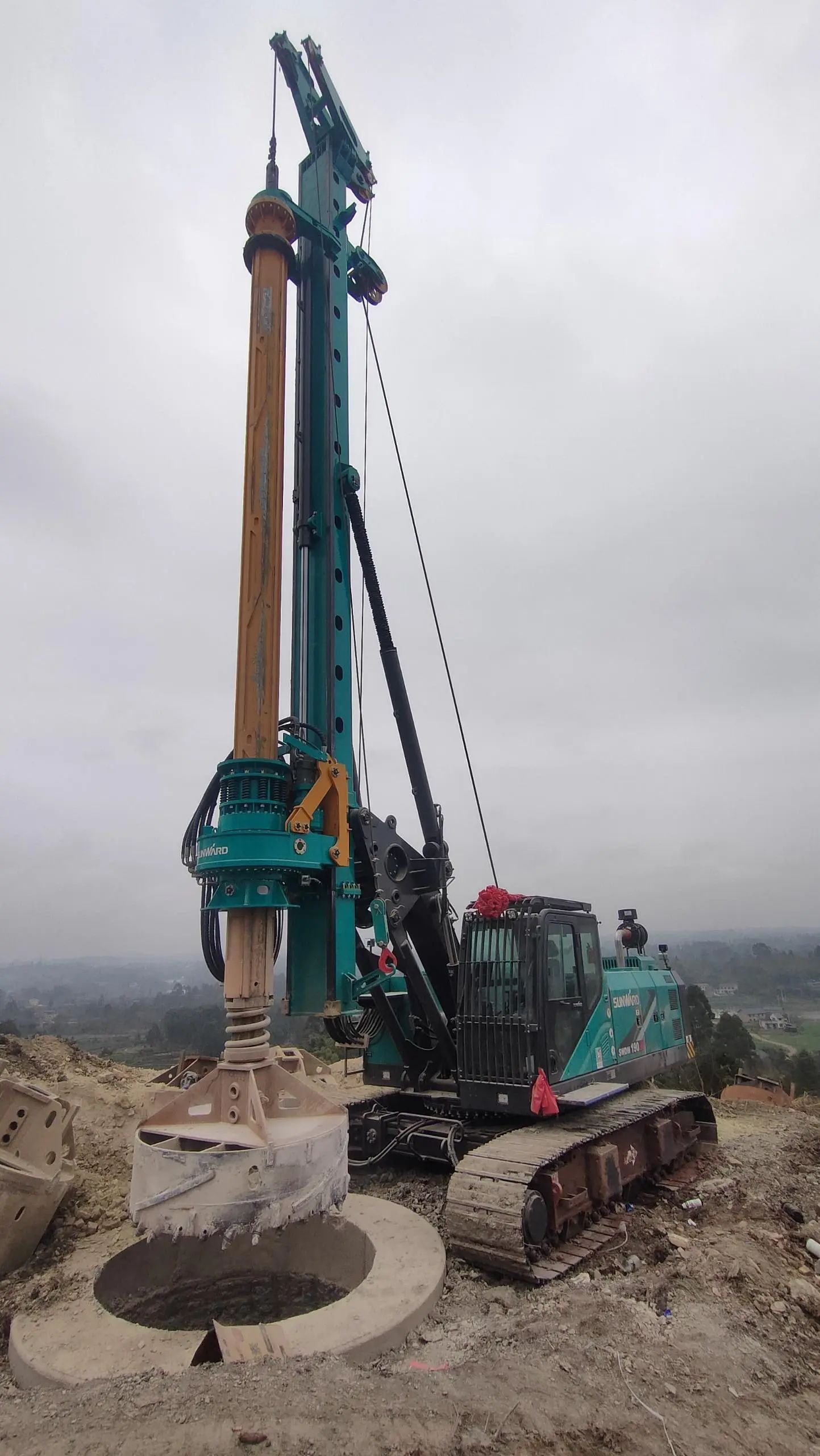 一连火热交付！尊龙凯时官网网址智能SWDM190JN旋挖钻机备受天下各地客户青睐