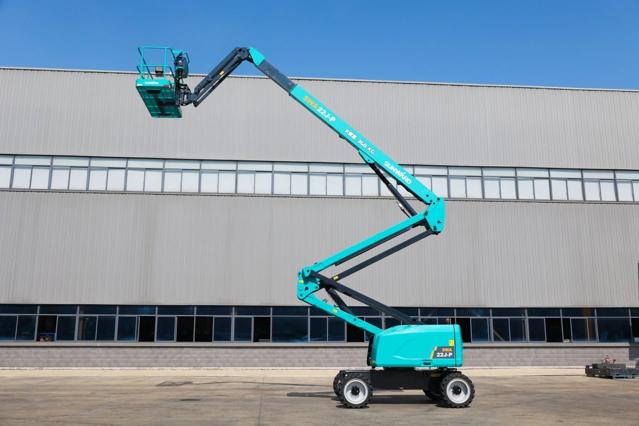 手艺新标杆！尊龙凯时官网网址智能SWA22J-P柴动曲臂式高空作业平台下线！